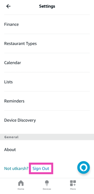 Step 3: Scroll down and hit Sign Out. Top 7 ways to fix Amazon Alexa app not working on Android