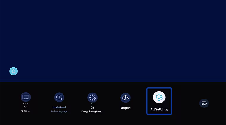 Step 2: Go to All Settings.