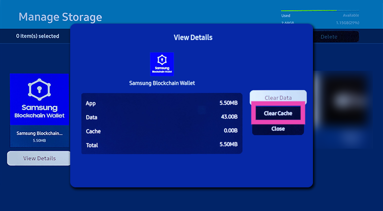 Step 6: Select Clear Cache. Top 2 Ways to Clear the Cache on a Smart TV (2024)