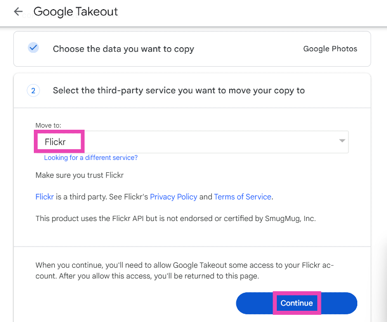 Step 6: Click on the dropdown menu below ‘Move to’ and select iCloud.