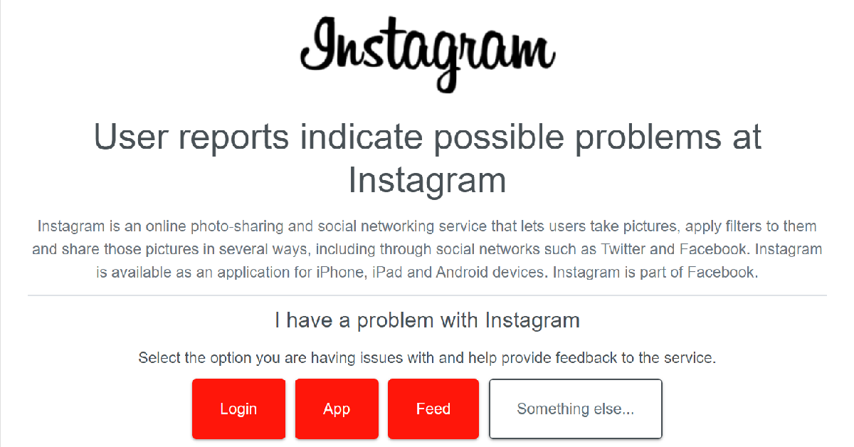 instagram down instagram not playing videos