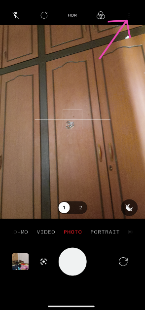 Step 2: Tap the ellipses or hamburger menu at the top right corner of the screen.