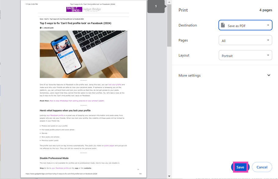 Step 4: Hit Save. Top 3 ways to take a scrolling screenshot on a Windows 10/11 PC (2024)