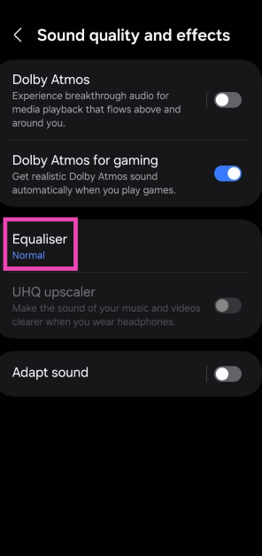Step 3: Tap on Equaliser. Top 6 ways to make your Android phone’s speaker louder (2024)