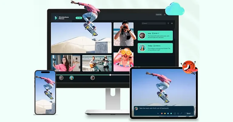 wondershare filmora website interface.