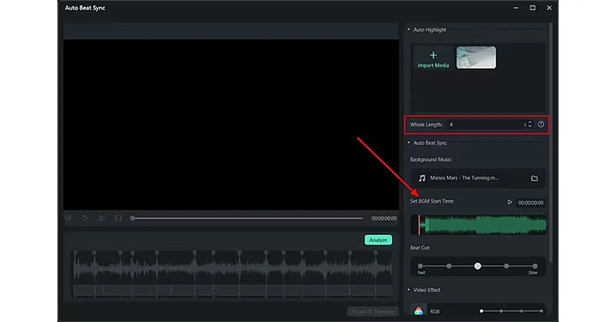 choose beat cut
