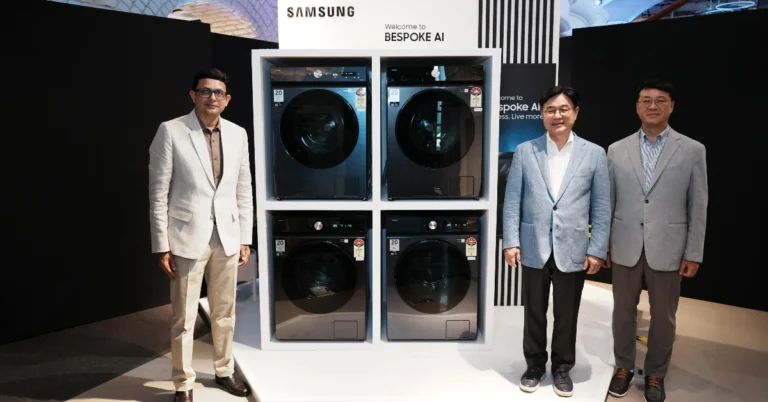 Samsung introduced ten 12 Kg AI washing machines in India