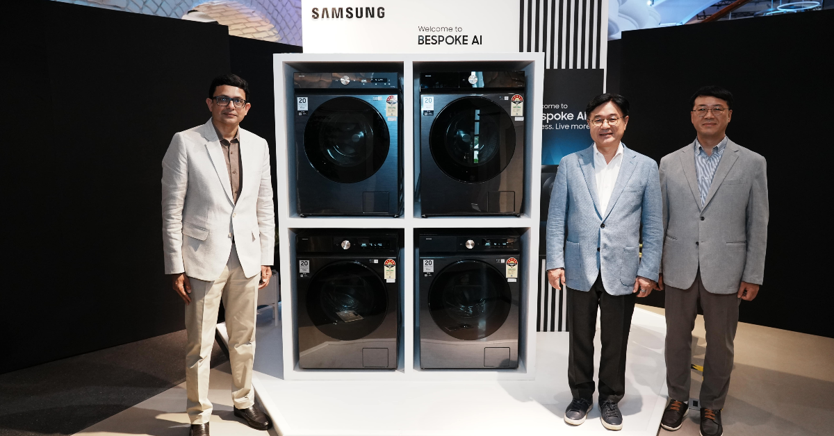 Samsung introduced ten 12 Kg AI washing machines in India