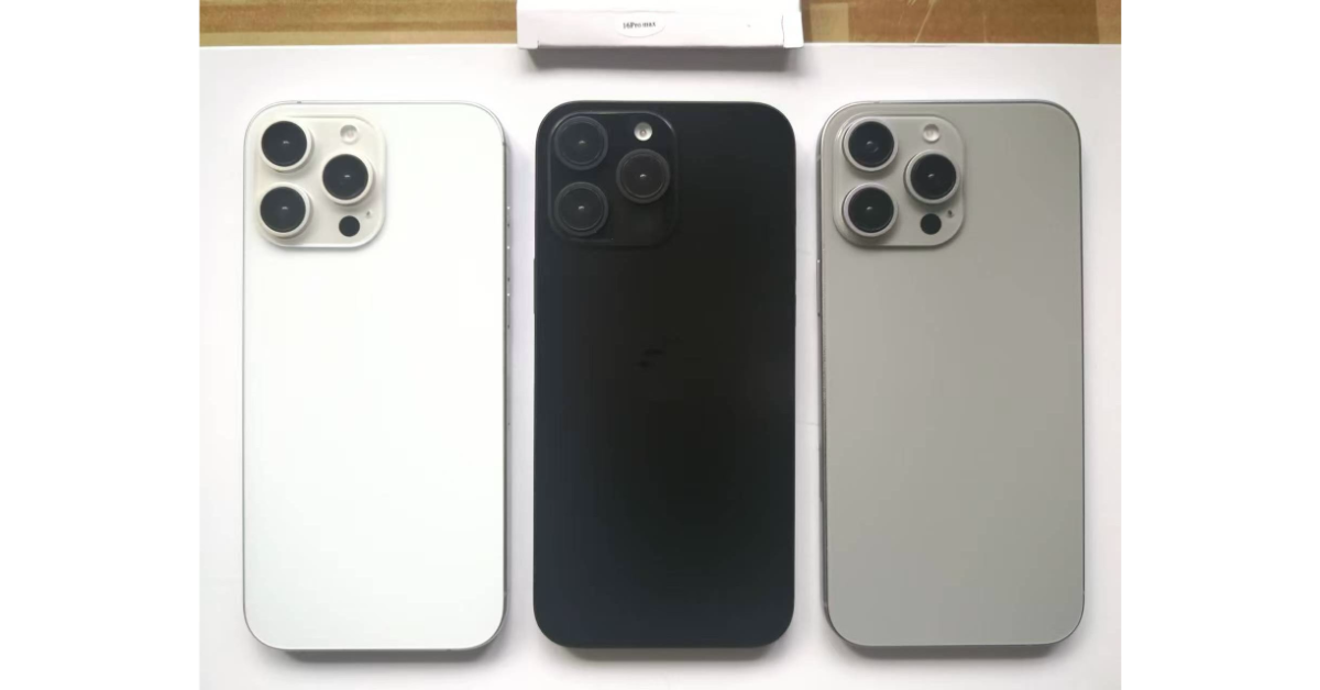 Tech critic Sonny Dickson posted a picture of the Black Titanium, Natural Titanium, and White Titanium colour options for the iPhone 16 Pro Max model—variants that were also offered for the iPhone 15 Pro flagship.
