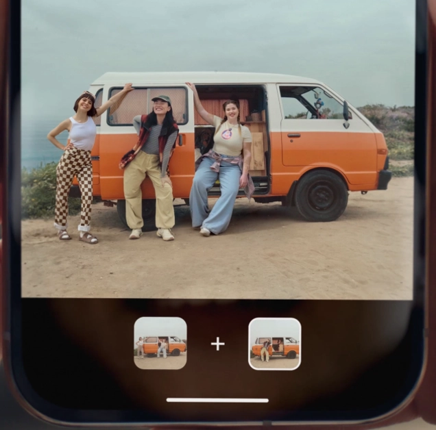 Step 5: Let the photographer adjust the frame based on the onscreen instructions. If the border of the frame is red, it needs to be adjusted.