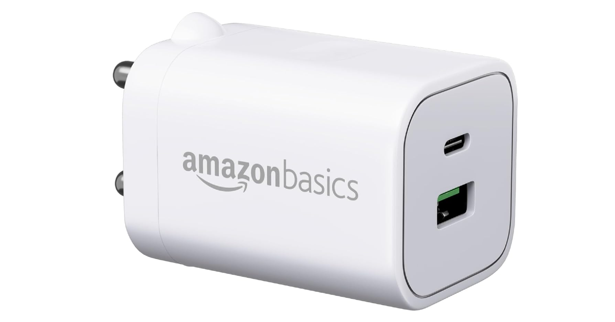Amazon Basics 33W  Best fast chargers for android smartphones in India (2024)