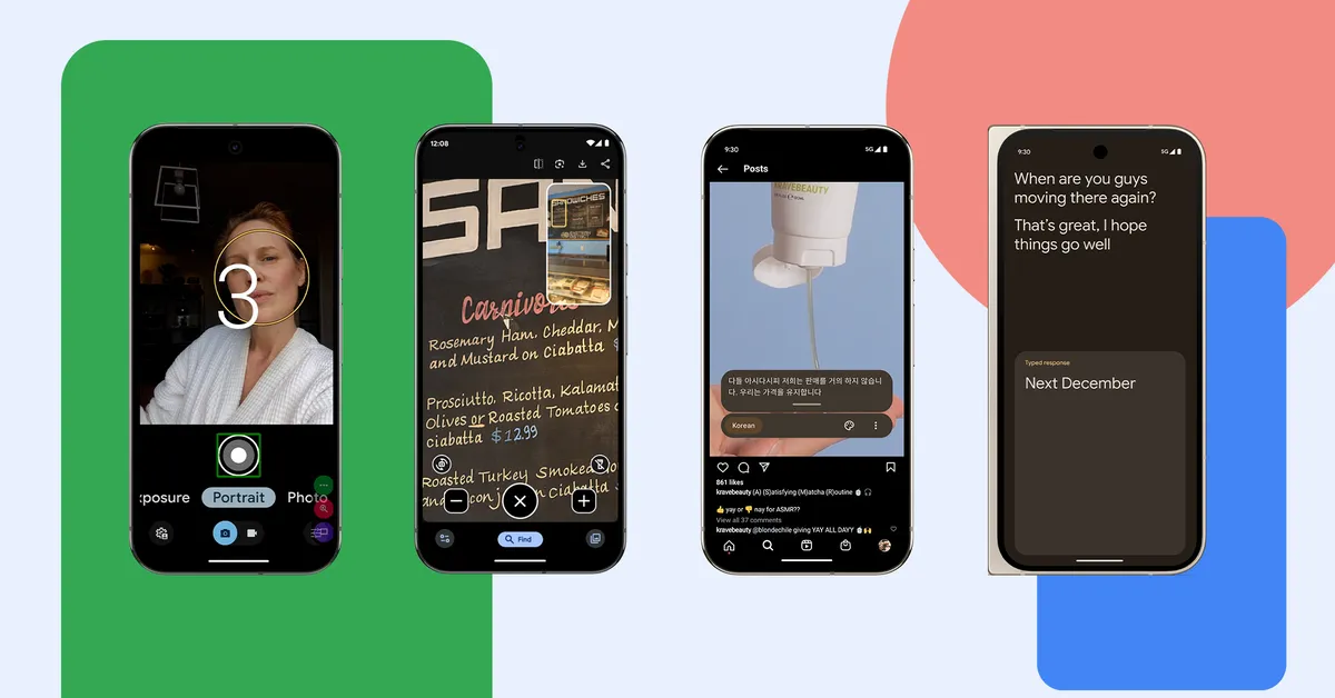 Here are the 4 new AI-powered accessibility features that Google released for Pixel smartphones and Android devices