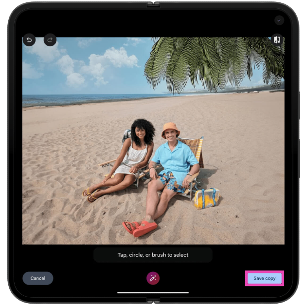 Step 9: Tap on Save copy. The reimagined image will be saved to your phone’s gallery. How to ‘Reimagine’ pictures and edit them using AI on Google Pixel 9
