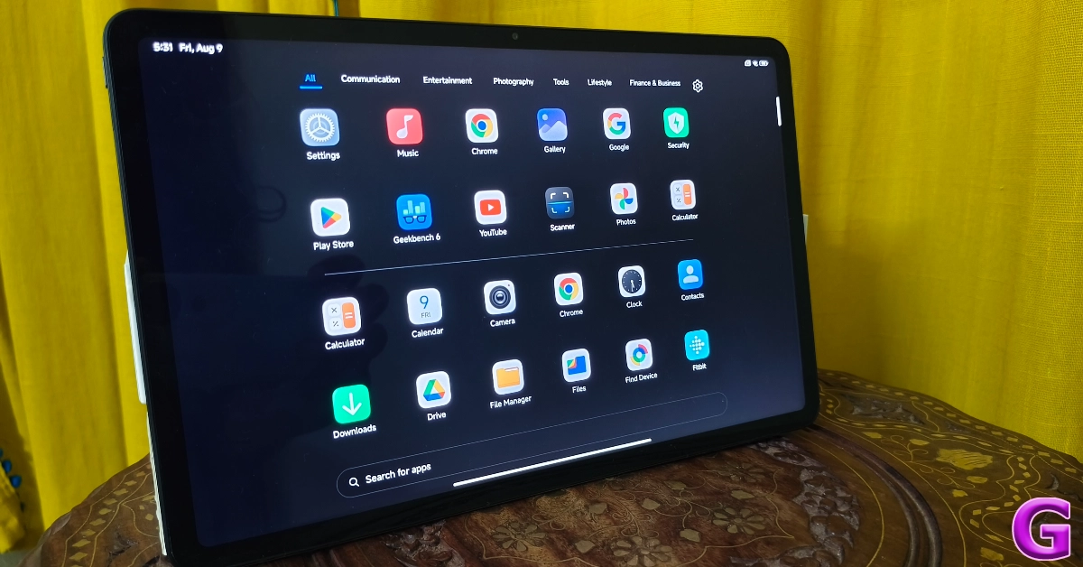 app drawer