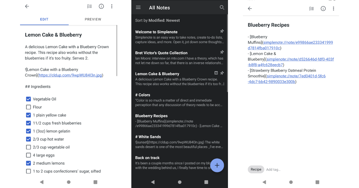 Simplenote Top 10 apps for Google Pixel 9 Series