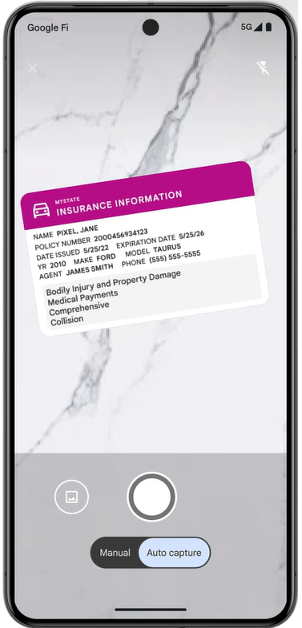 Step 3: Take out the document you wish to convert into a digital pass and point your phone’s camera at it.