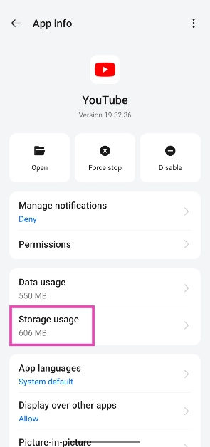 Step 3: Select Storage. YouTube not displaying text in Dark Mode? Try these 4 fixes