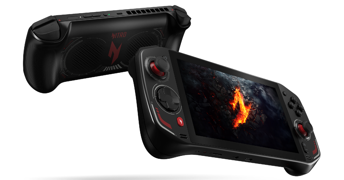 Acer's Nitro Blaze 7 handheld gaming PC introduced at GPC 2024