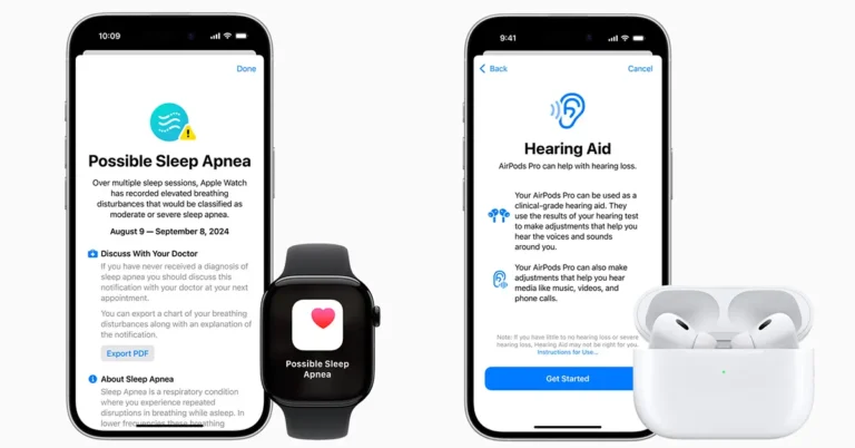 Apple health features