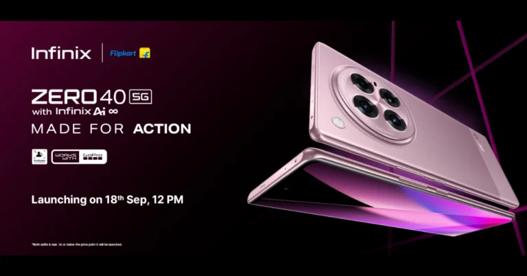 Infinix Zero 40 5G confirmed to launch in India on September 18.