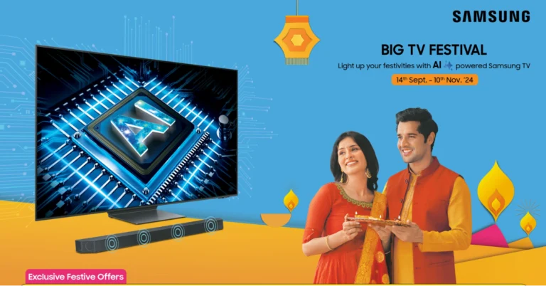 Samsung kicks off the Big TV Festival sale, offering great discounts on the Premium AI TV range