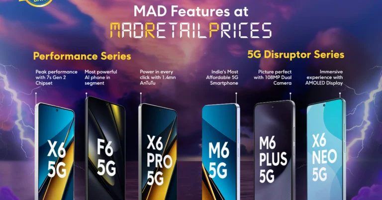 Poco announced "Mad Retail Price" offers ahead of Flipkart BBD Sale