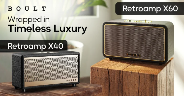 Boult RetroAmp X60 and X40 speakers launched in India