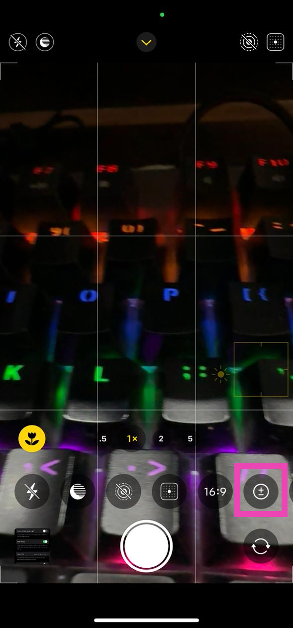 Step 3: Tap the circle icon with the plus and minus signs inside it.