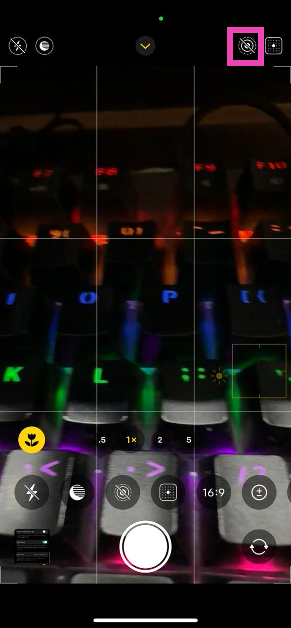 Step 2: Tap the icon with the concentric circles in the top right corner of the screen to turn off Live Photos. iPhone camera blinking or flickering? Try these 6 fixes (2024)