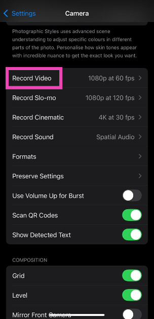 Step 2: Tap on Record Video. iPhone camera blinking or flickering? Try these 6 fixes (2024)