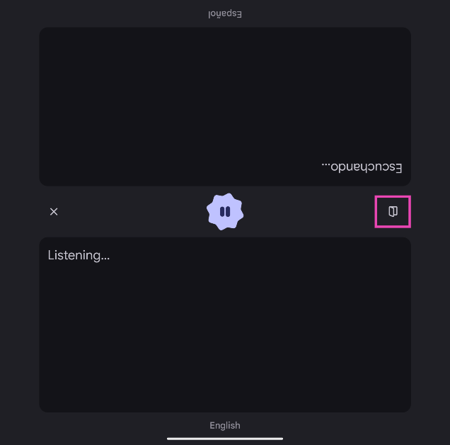 Step 5: Tap the Dual Screen icon.