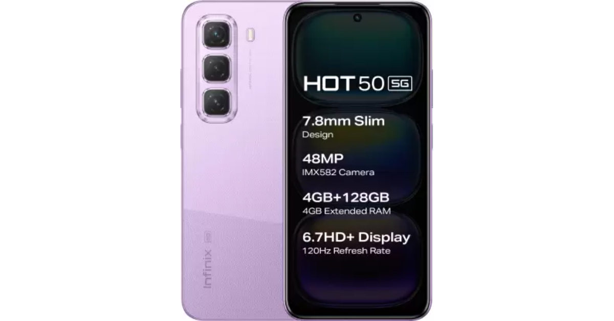 Infinix Hot 50 5G with MediaTek Dimensity 6300 5G SoC and AI features launched in India