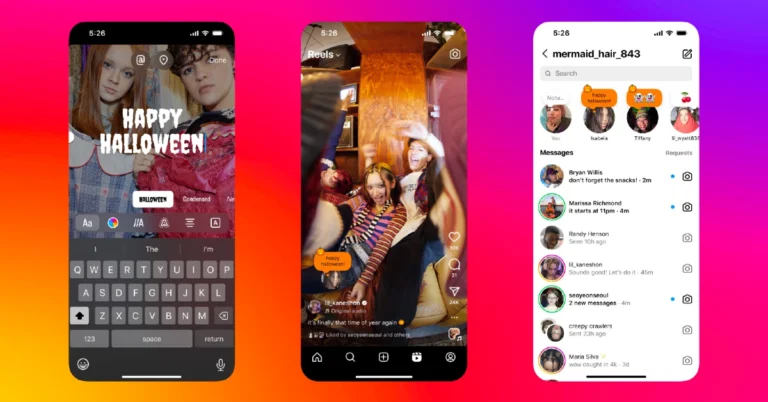 Instagram introduces Halloween-themed features