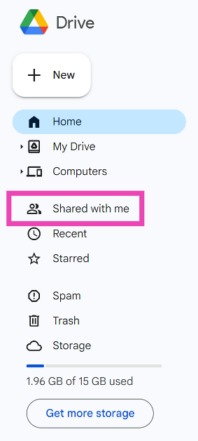 Step 9: Go back and switch to the ‘Shared with me’ tab. How to transfer files from one Google Drive account to another