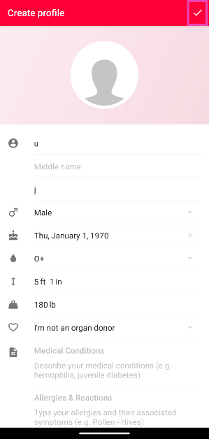 Step 3: Fill in information like your full name, birth date, gender, blood group, height, weight, medical conditions, allergies, medications, and more. Top 4 ways to add medical information to your Android phone (2024)