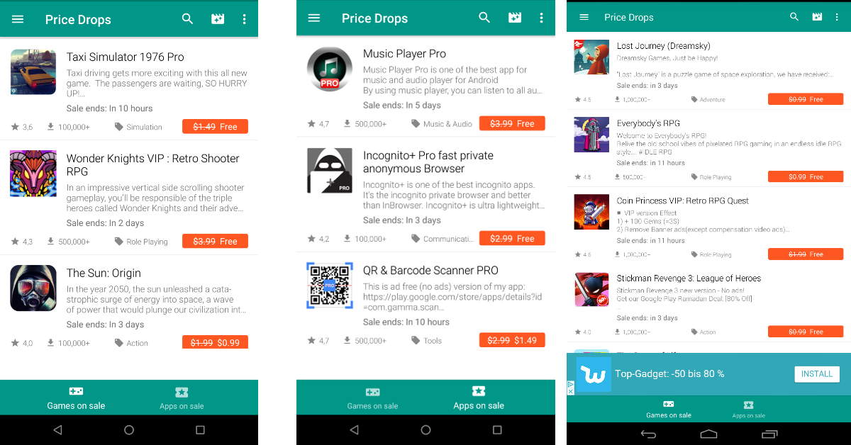 Price Drop App