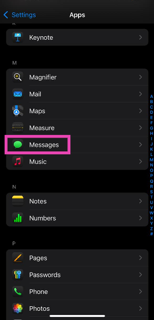 Step 3: Tap on Messages. How to send iMessages on an iPhone without cell service?