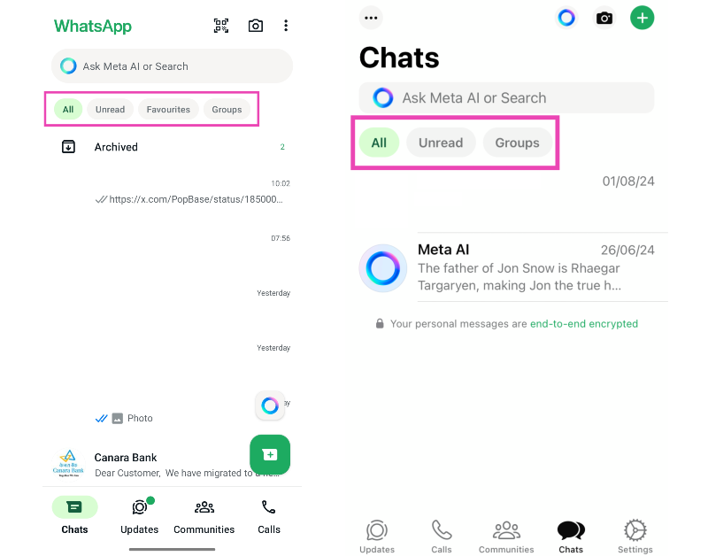 Use search filters