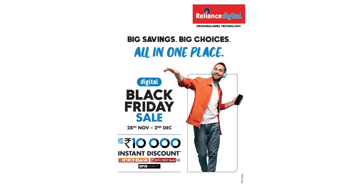 Reliance Digital Black Friday Sale Goes Live