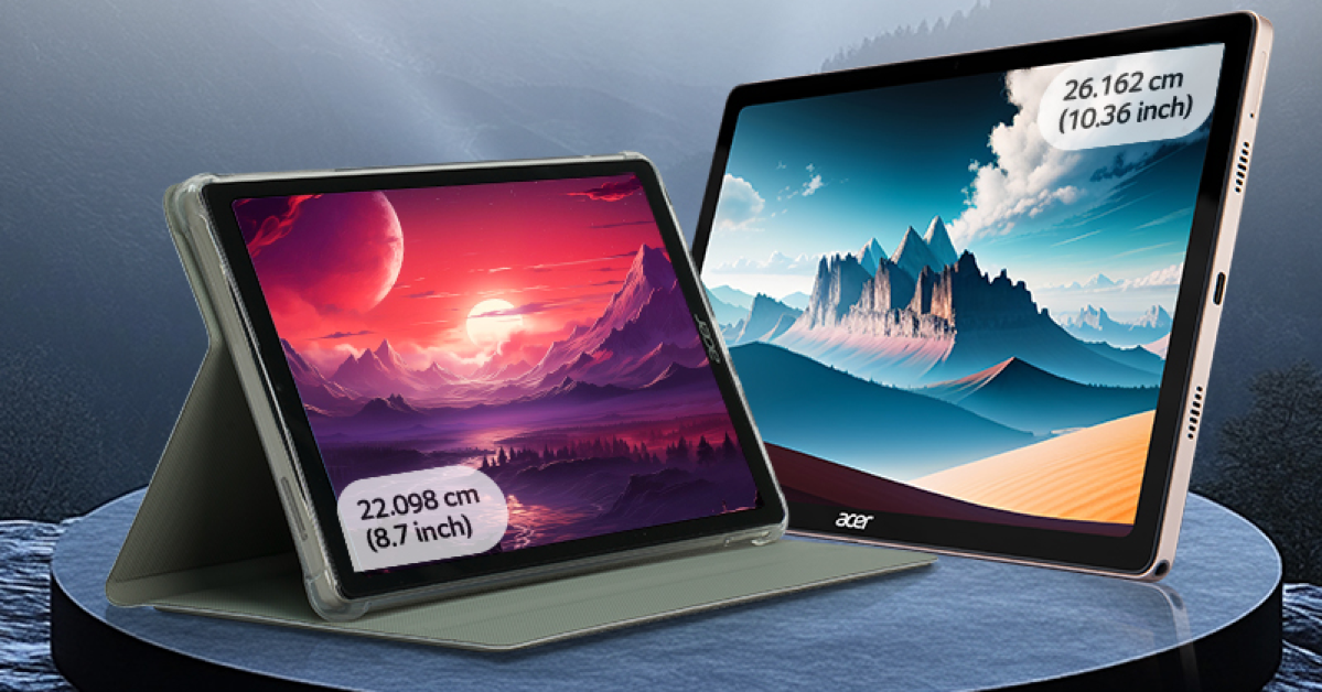 Acer Iconia 8.7 (iM9-12M) and the Acer Iconia 10.36 (iM10-22) launched in India