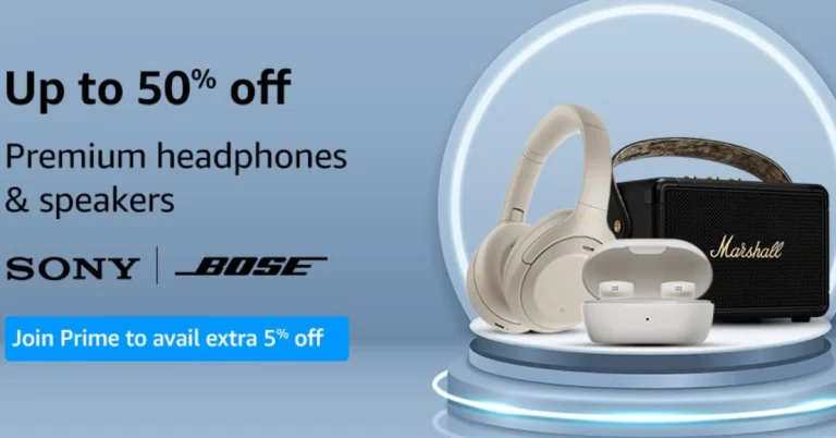 Amazon offering up to 50% off on Sony and Bose premium headphones and speakers