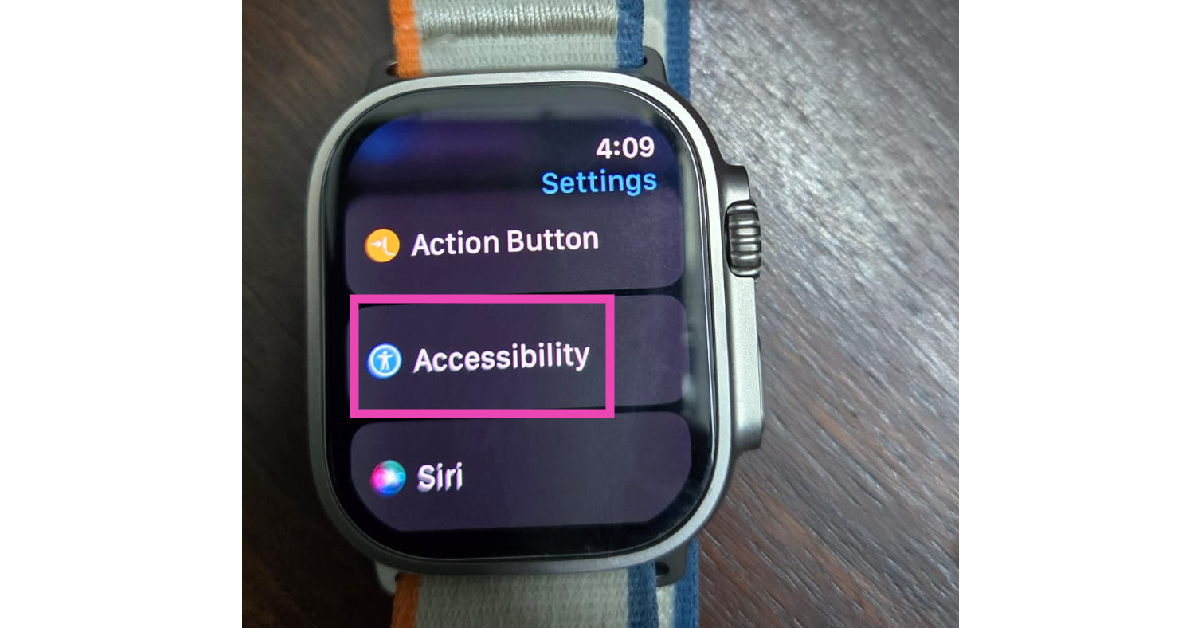 Step 1: Go to Settings and tap on Accessibility. 12 Ways to Make Your Apple Watch Vibrate for Notifications