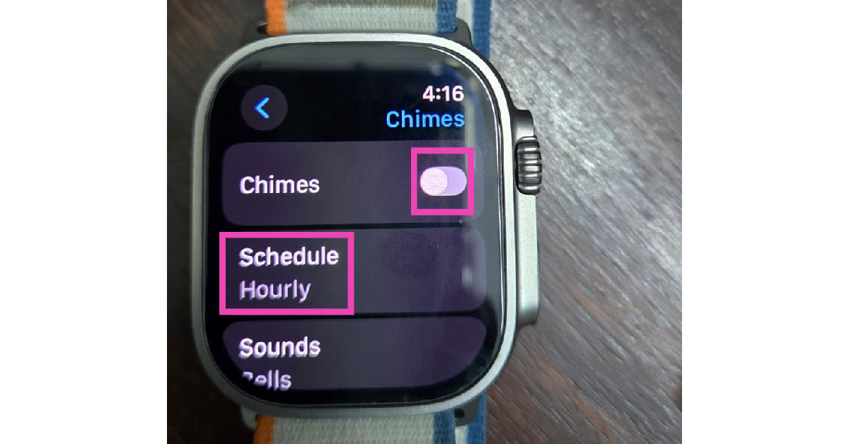 Step 3: Turn on the toggle switch next to Chimes. 12 Ways to Make Your Apple Watch Vibrate for Notifications