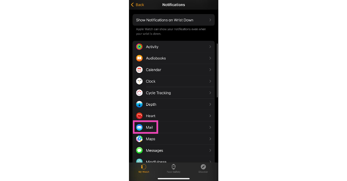 Step 3: Select an app.