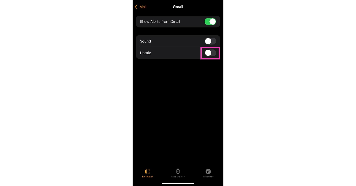 Step 5: Make sure there's a tick next to Allow Notifications.