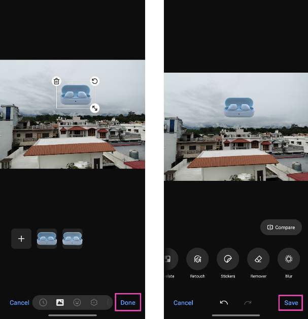 Step 9: Adjust its size and place it in the ideal spot.