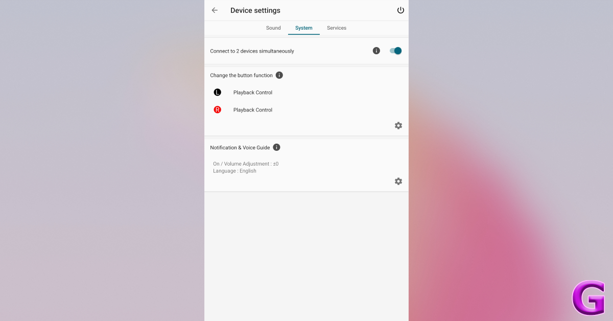 customisable controls
