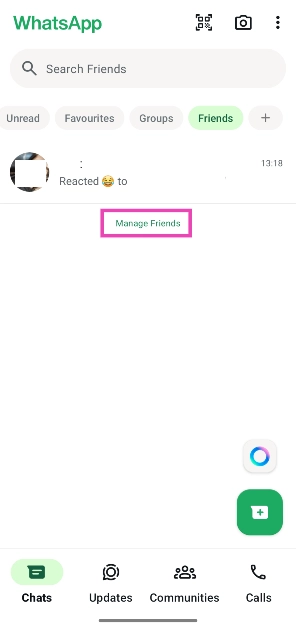 Step 3: Scroll down to the bottom of the list and tap on Manage [List Name]. 