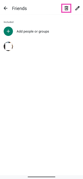 Step 4: Hit the bin icon in the top right corner of the screen. 