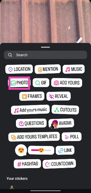 Step 4: Select Photo.